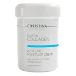 Elastin Collagen Azulene Moisture Cream with Vit.A, E & HA - Зволожуючий крем для нормальної шкіри
