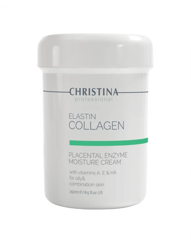 539e21-1768983845263.jpeg Elastin Collagen Placental Enzyme Moisture Cream with Vit.A, E&HA - Зволожуючий крем для жирної шкіри - Зображення 1