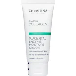 Elastin Collagen Placental Enzyme Moisture Cream with Vit.A, E&HA - Зволожуючий крем для жирної шкіри 60мл