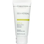 Sea Herbal Beauty Mask Green Apple - Яблучна маска для жирної та комбінованої шкіри, 60 мл