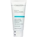 Elastin Collagen Azulene Moisture Cream with Vit.A, E & HA - Азуленовий зволожуючий крем для нормальної шкіри 60мл