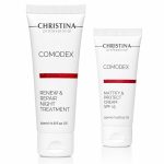 Набір Comodex Renew&Repair Night
treatment - Нічний засіб
«Оновлення», 50 мл + Подарунок-Comodex
Mattify&Protect Cream SPF 15 -
Матувальний захисний крем SPF
15. 15 мл